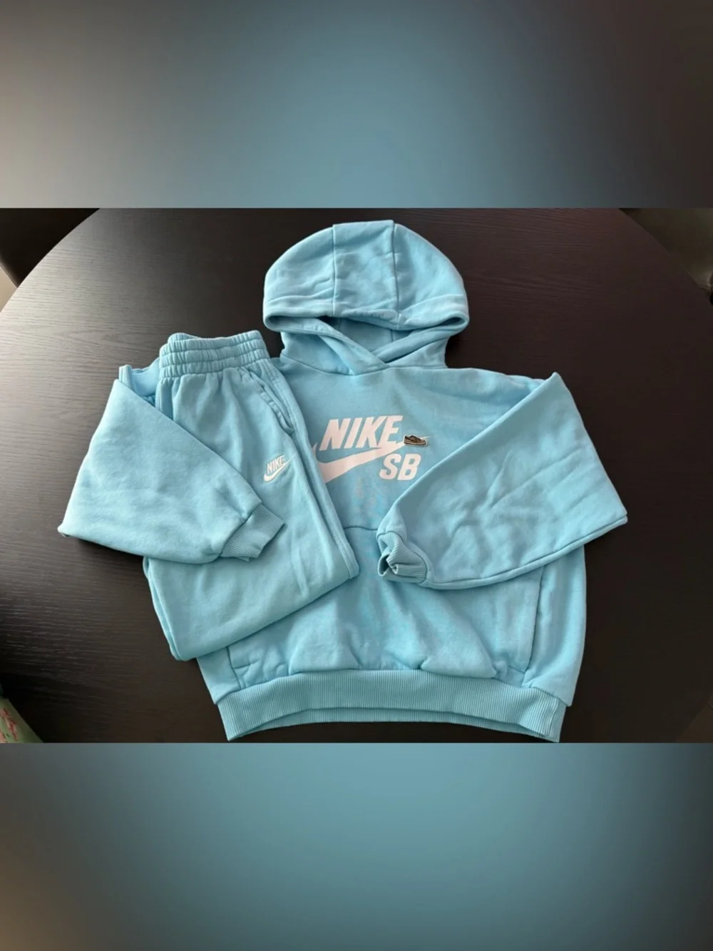 VGUC 2- NIKE sweatsuits hoodie jogger pants boys girl M L - Picture 8 of 13